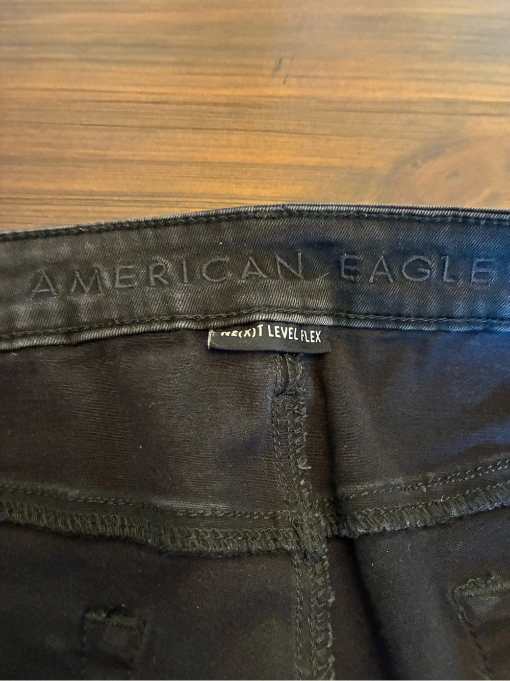American Eagle Outfitters Black Distressed  Jeans